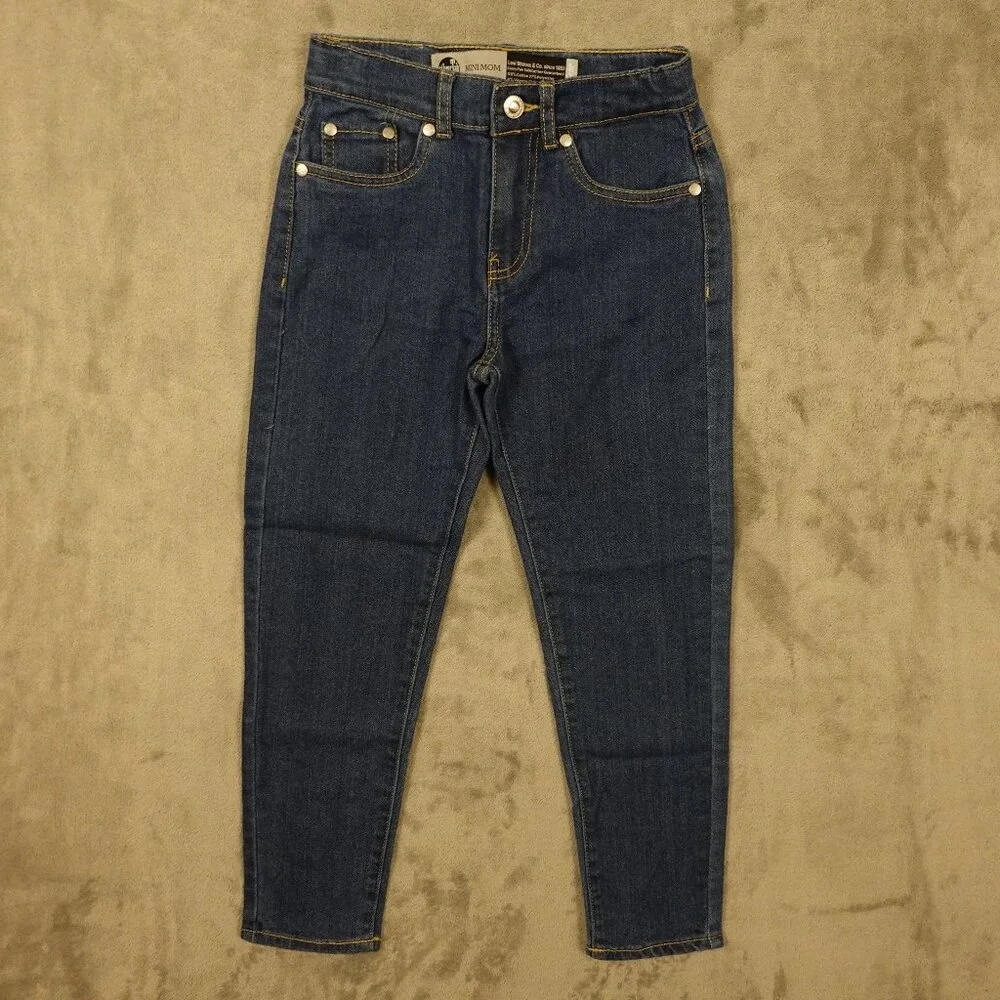 Levi's Jeans Silvertab Mini Mom Girls'‎ Size 8 Blue Denim Retro